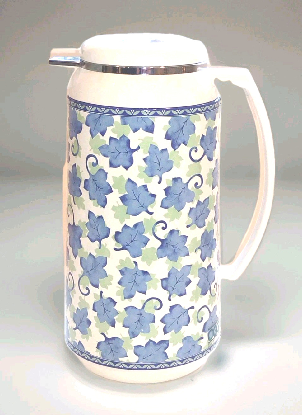 Pfaltzgraff Blue Isle Thermal Carafe Vintage Pitcher Rare Cottage Farm House